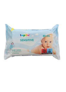 Вологі серветки Lupilu Sensetive 80+20 шт  000016 фото