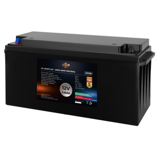 Акумулятор LP LiFePO4 12V (12,8V) - 230 Ah (2944Wh) (BMS 100A/50A) пластик для ДБЖ 20098 фото