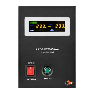 ДБЖ з правильною синусоїдою 12V LPY-B-PSW-800VA+(560Вт) 5A/15A 4150 фото