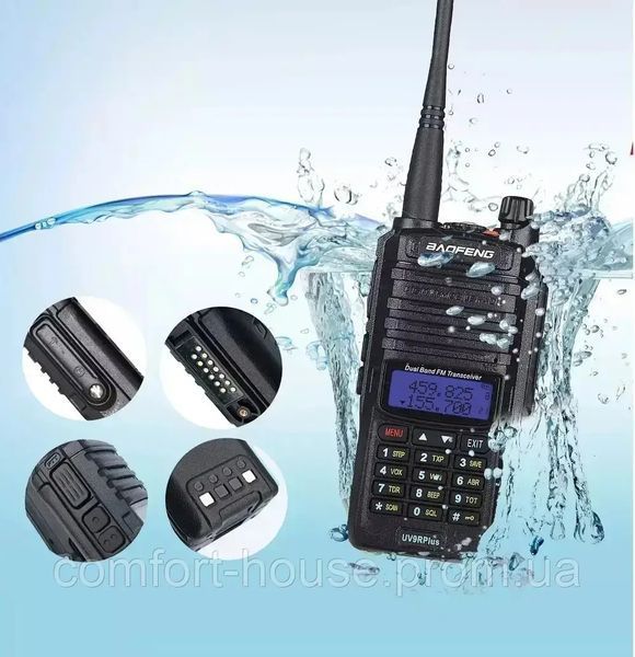 Рация Baofeng UV-9R PLUS MK1 8 Watt, IP67 в комплекте с отстегивающимся ремешком на шею Mirkit 1752772105 фото