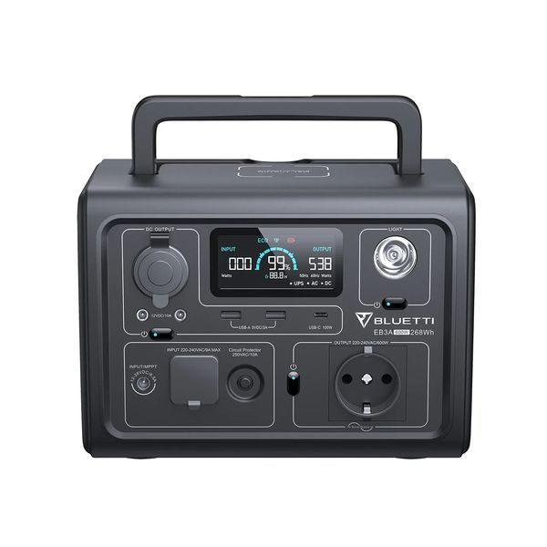 Зарядная станция PowerOak Bluetti EB3A (600 Вт 268 Вт-год) EB3A фото