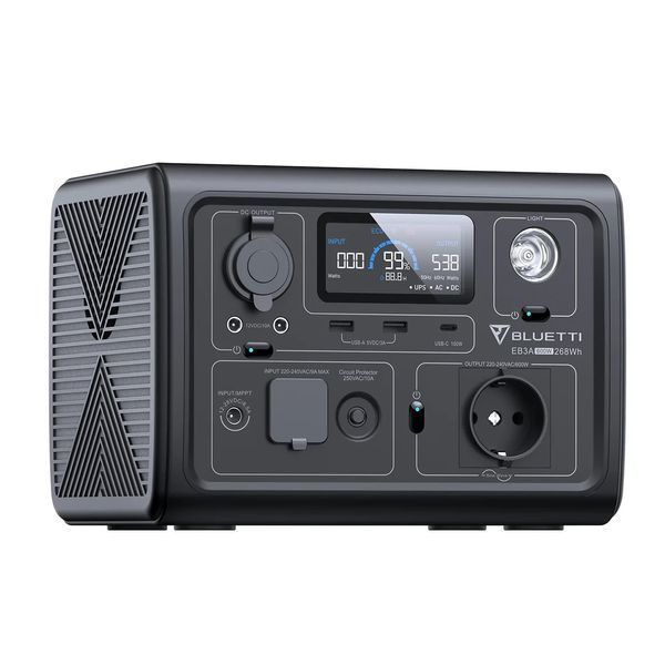 Зарядная станция PowerOak Bluetti EB3A (600 Вт 268 Вт-год) EB3A фото