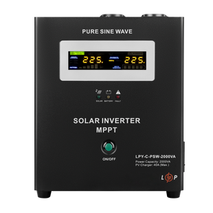 Сонячний інвертор (ДБЖ) LogicPower LPY-C-PSW-2000VA (1400W) MPPT24V LP4126 фото