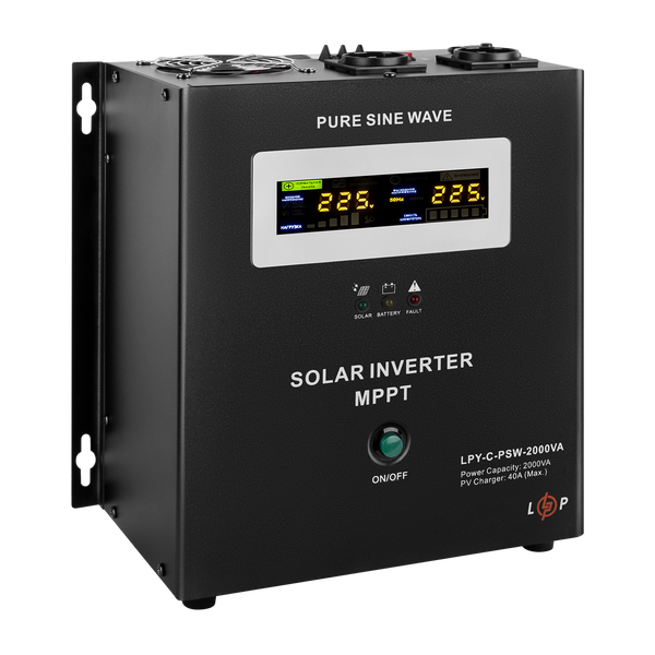 Сонячний інвертор (ДБЖ) LogicPower LPY-C-PSW-2000VA (1400W) MPPT24V LP4126 фото