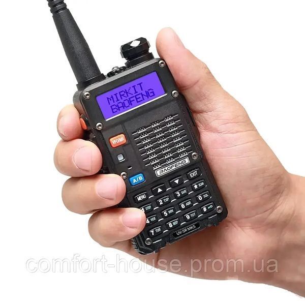 Рация Baofeng UV-5R MK5 8 Ватт в комплекте с отстегивающимся ремешком на шею Mirkit 1752772139 фото