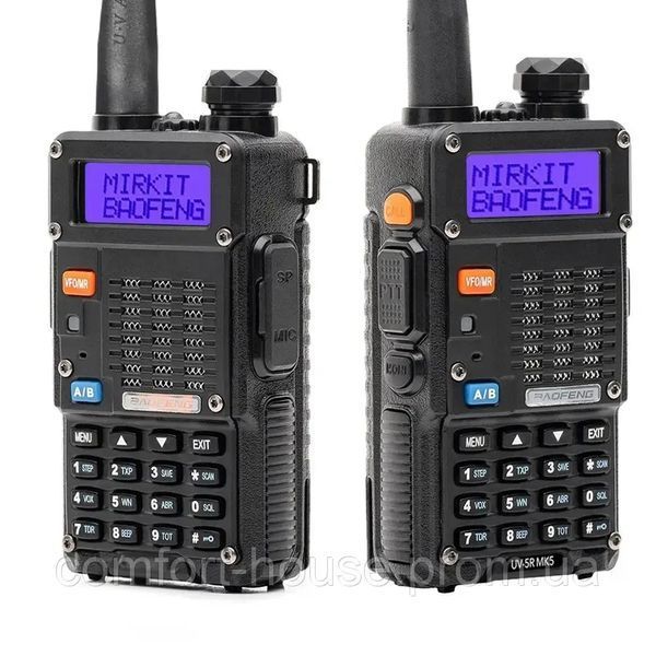 Рация Baofeng UV-5R MK5 8 Ватт в комплекте с отстегивающимся ремешком на шею Mirkit 1752772139 фото