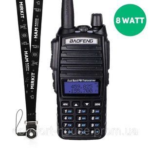 Рація Baofeng UV-82 MK5 8W, Батарея Li-ion 1800 маг + Ремінець для рації Mirkit 1752772145 фото