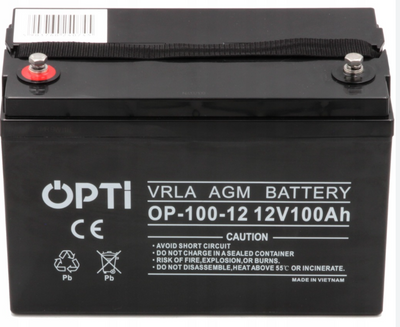 Акумулятор для ДБЖ Volt Polska OPTI AGM 12V 100Ah 6AKUV100AG фото