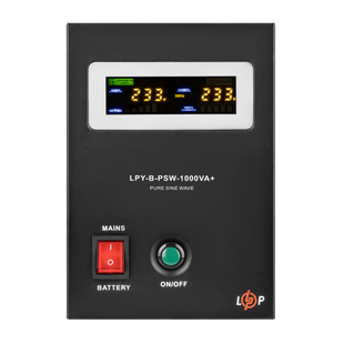 ДБЖ з правильною синусоїдою 12V LPY-B-PSW-1000VA+(700Вт) 10A/20A 4151 фото