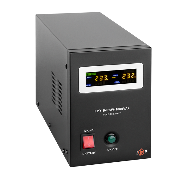 ДБЖ з правильною синусоїдою 12V LPY-B-PSW-1000VA+(700Вт) 10A/20A 4151 фото