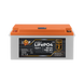 Акумулятор LP LiFePO4 12,8V - 100 Ah (1280Wh) (BMS 80A/40A) пластик LCD для ИБП 22500 фото 1