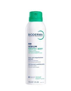 Спрей для тіла від акне Bioderma S&eacute;bium Kerato+ Body 150 мл проти прищів та постакне, зволоження, догляд 01 фото