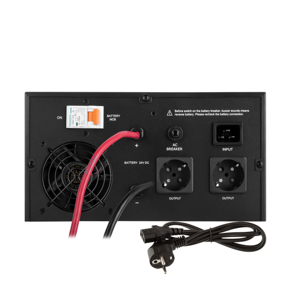 ДБЖ з правильною синусоїдою 24V LPE-B-PSW-2300VA+ (1600Вт) 1-40A LP19409 фото