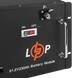 Аккумулятор LP LiFePO4 48V (51,2V) - 230 Ah (11776Wh) (Smart BMS 200A) с LCD RM LP20331 фото 4
