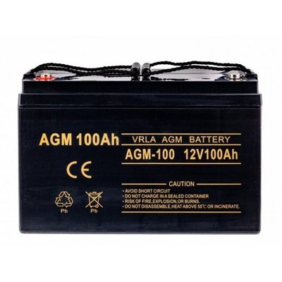 Акумулятор для ДБЖ Volt Polska AGM 12V 100Ah VRLA (6AKUXAG100) 6AKUXAG100 фото