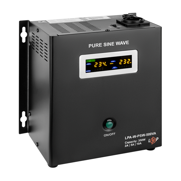 ДБЖ з правильною синусоїдою 12V LPA-W-PSW-500VA(350Вт) 2A/5A/10A LP7145 фото