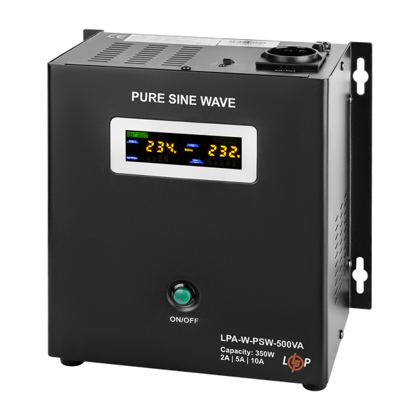 ДБЖ з правильною синусоїдою 12V LPA-W-PSW-500VA(350Вт) 2A/5A/10A LP7145 фото