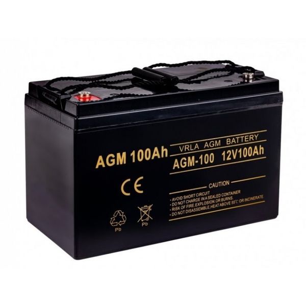 Акумулятор для ДБЖ Volt Polska AGM 12V 100Ah VRLA (6AKUXAG100) 6AKUXAG100 фото