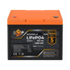 Акумулятор LP LiFePO4 12,8V - 100 Ah (1280Wh) (BMS 100A/50А) пластик для ДБЖ 24658 фото 1