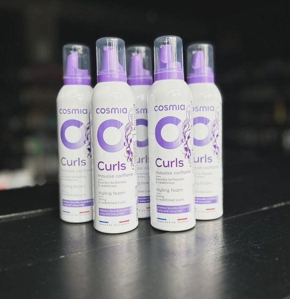 Пінка для хвилястого та кучерявого волосся Cosmia Curls mousse coiffante Styling foam 250 мл 249 фото