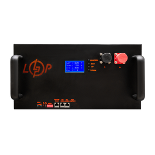 Акумулятор LP LiFePO4 51,2V - 160 Ah (8192Wh) (BMS 200A/100А) LCD метал RM Smart 24412 фото