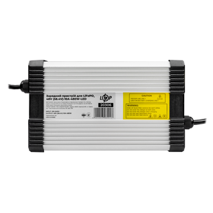 Зарядний пристрій для акумуляторів LiFePO4 48V (58.4V)-10A-480W-LED LP20306 фото