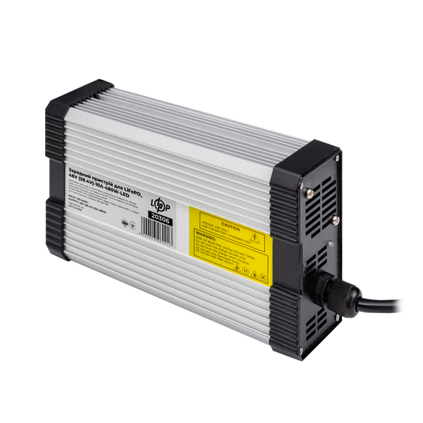Зарядний пристрій для акумуляторів LiFePO4 48V (58.4V)-10A-480W-LED LP20306 фото