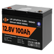 Акумулятор LP LiFePO4 12V (12,8V) - 100 Ah (1280Wh) (Smart BMS 100А) з BT пластик для ДБЖ 20197 фото 4