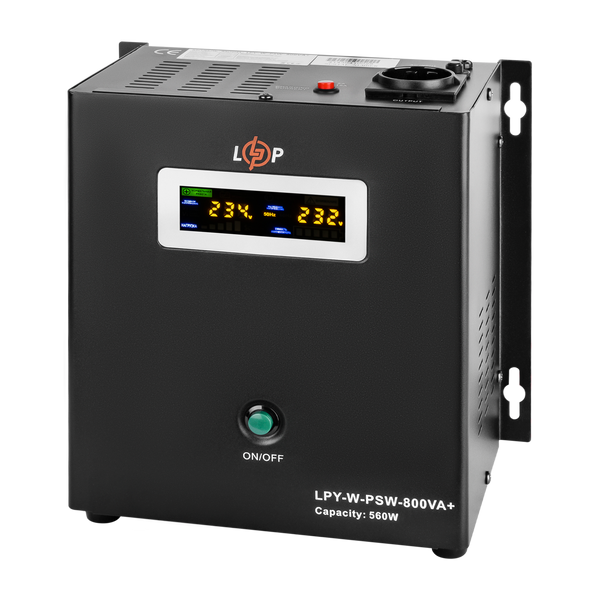 ИБП с правильной синусоидой 12V LPY-W-PSW-800VA+(560Вт)5A/15A 4143 фото