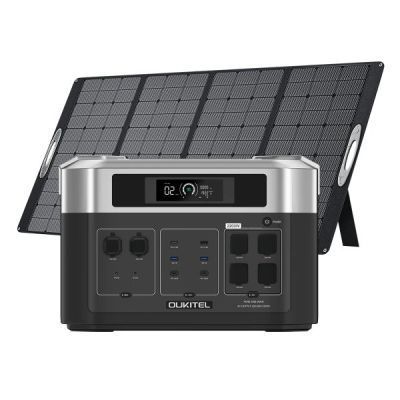 Зарядний пристрій на сонячній батареї Oukitel 200W (PV200) PV200E  фото