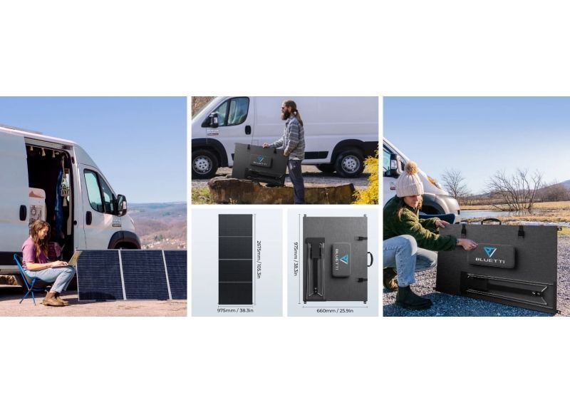 Зарядний пристрій на сонячній батареї BLUETTI PV420 420W Solar Panel PV420  фото