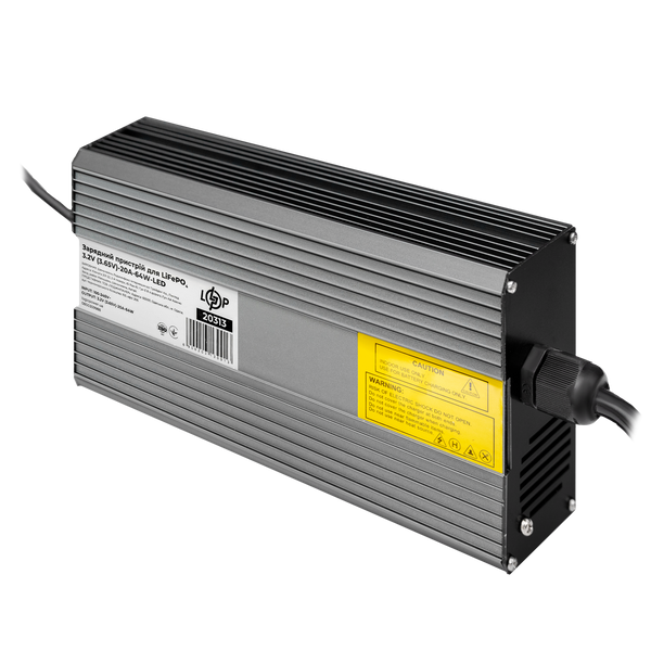 Зарядний пристрій для акумуляторів LiFePO4 3.2V (3.65V)-20A-64W-LED LP20313 фото