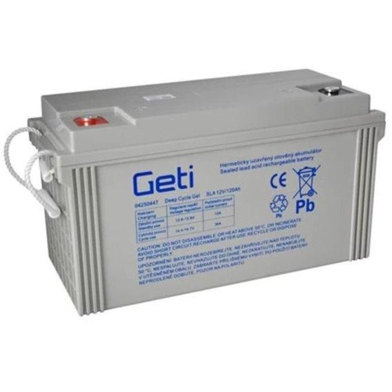 Акумулятор гелевий GETI 12V-120AH 12V-120AH фото