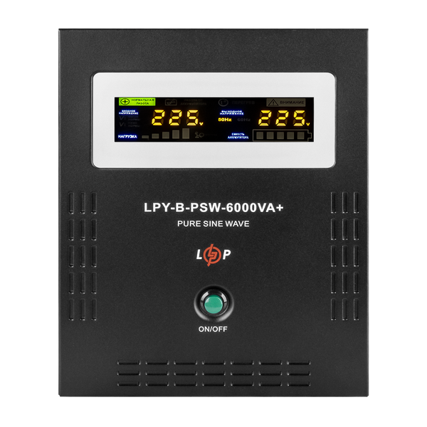 Комплект резервного живлення LP (LogicPower) ДБЖ + гелева батарея (UPS B6000 + АКБ GL 1440W) 18058 фото