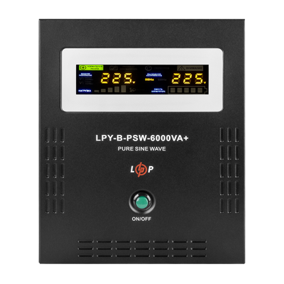 ДБЖ з правильною синусоїдою 48V LPY-B-PSW-6000VA+(4200Вт)10A/20A 6615 фото