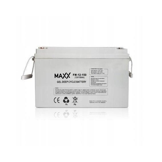 Гелевий акумулятор MAXX 12-FM-150 150AH 12V 12-FM-150 фото