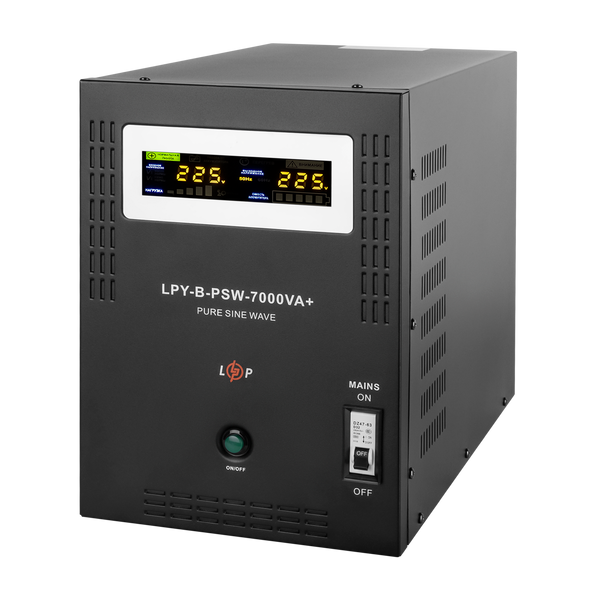 ДБЖ з правильною синусоїдою 48V LPY-B-PSW-7000VA+(5000Вт)10A/20A LP6616 фото