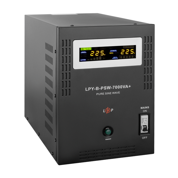 ДБЖ з правильною синусоїдою 48V LPY-B-PSW-7000VA+(5000Вт)10A/20A LP6616 фото
