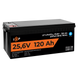 Акумулятор LP LiFePO4 25,6V - 120 Ah (3072Wh) (Smart BMS 100А) з BT пластик для ДБЖ 22424 фото 4