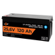 Акумулятор LP LiFePO4 25,6V - 120 Ah (3072Wh) (Smart BMS 100А) з BT пластик для ДБЖ 22424 фото 3