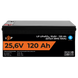 Акумулятор LP LiFePO4 25,6V - 120 Ah (3072Wh) (Smart BMS 100А) з BT пластик для ДБЖ 22424 фото 1