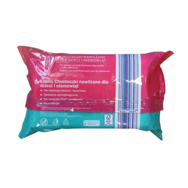 Дитячі вологі серветки Lupilu Baby Wipes 72 шт 000017 фото